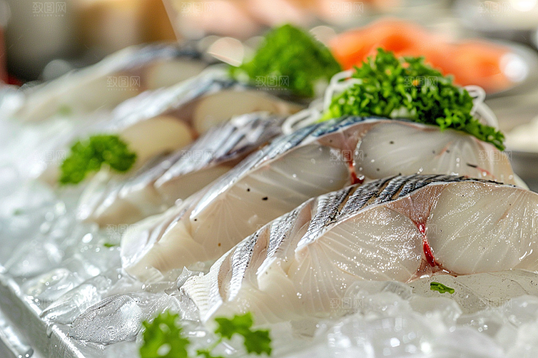日料生鱼片刺身美味摄影图