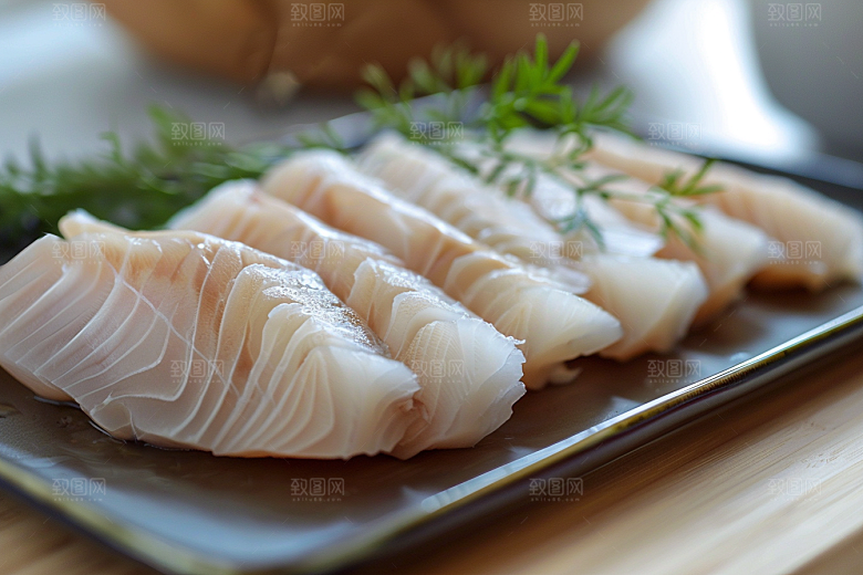 日料生鱼片刺身新鲜摄影图