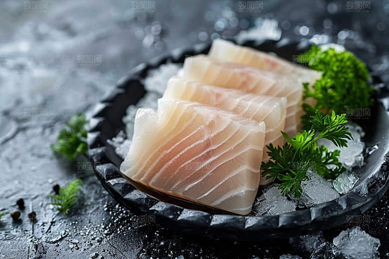 日料生鱼片美味刺身摄影图