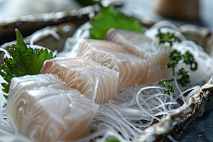 日料生鱼片美味海鲜摄影图
