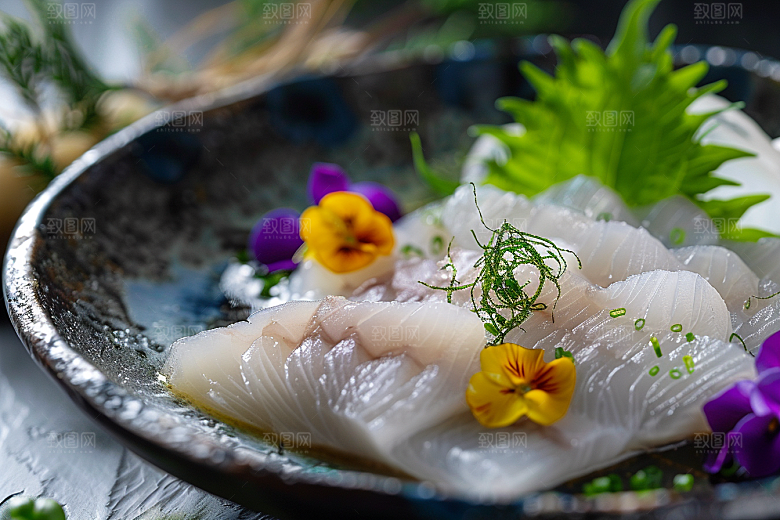 日料生鱼片美味美食摄影图