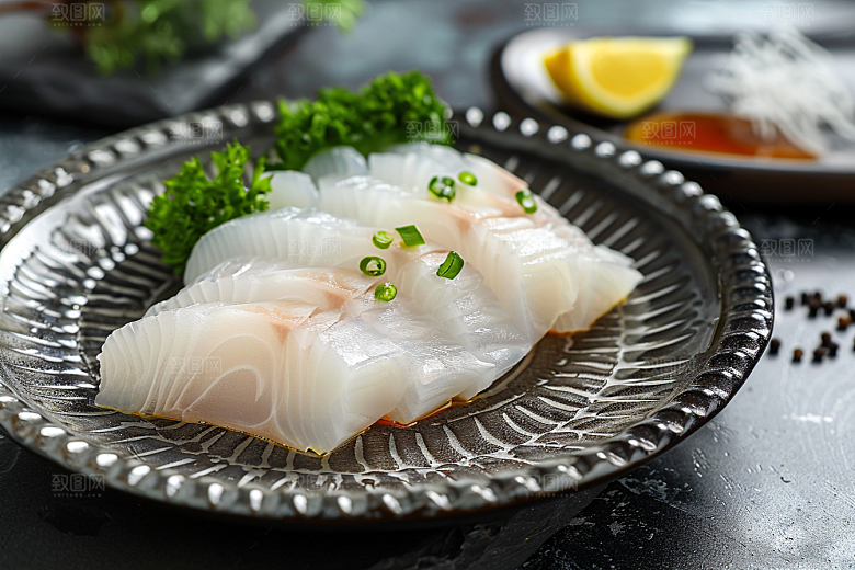 日料生鱼片新鲜美味摄影图