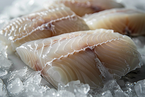 日料生鱼片鱼肉刺身摄影图