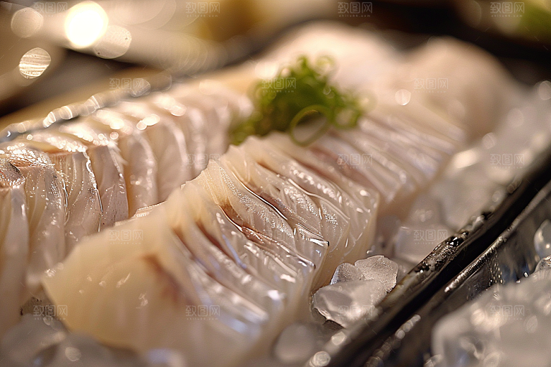 日料生鱼片美味冰箱摄影图