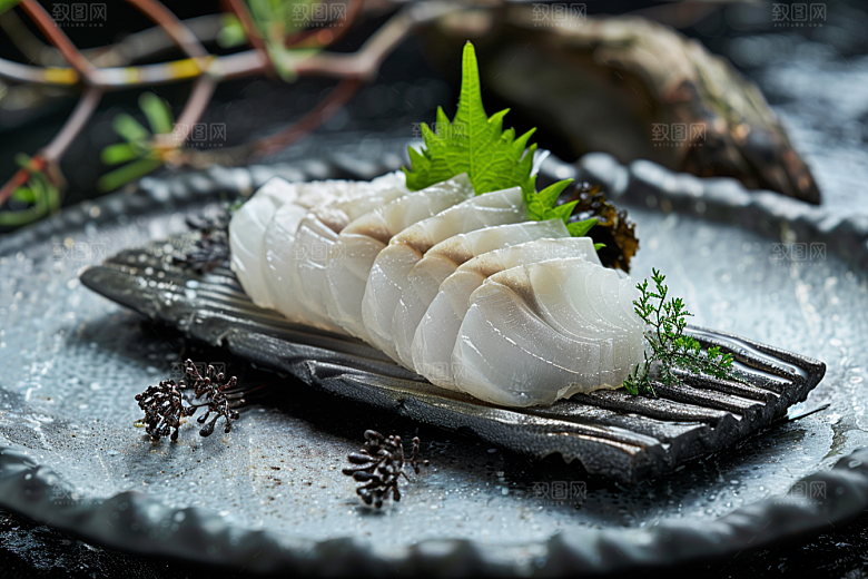 日料生鱼片美味食材摄影图