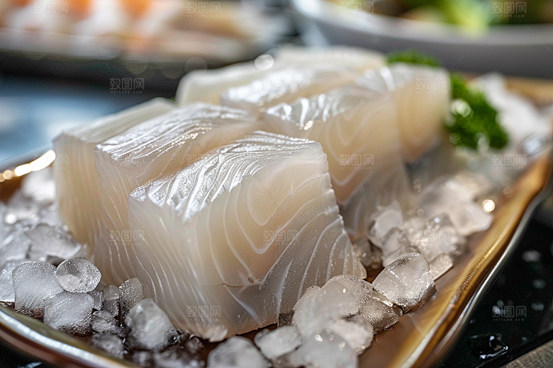 日料生鱼片食材美味摄影图