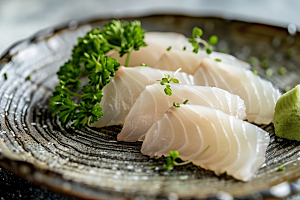 日料生鱼片海鲜鱼肉摄影图