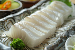 日料生鱼片新鲜美味摄影图