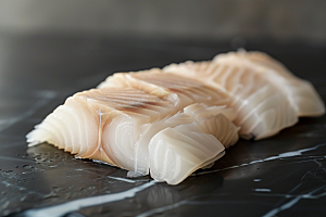 日料生鱼片鱼肉海鲜摄影图