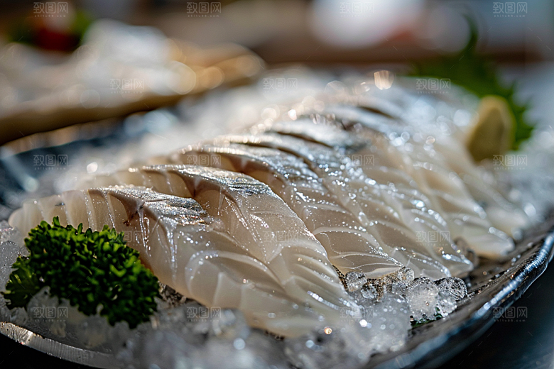 日料生鱼片海鲜鱼生摄影图