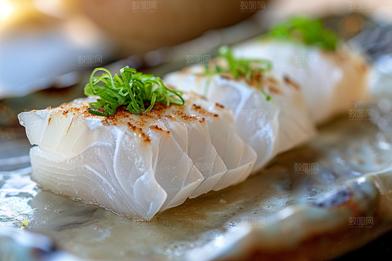 日料生鱼片美食高清摄影图