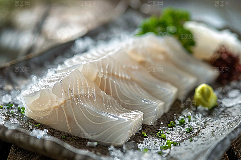 日料生鱼片新鲜美味摄影图