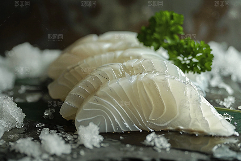 日料生鱼片海鲜美味摄影图