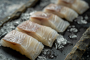 日料生鱼片美味刺身摄影图