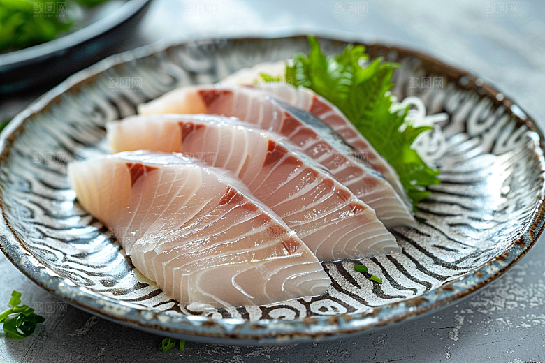 日料生鱼片美味海鲜摄影图