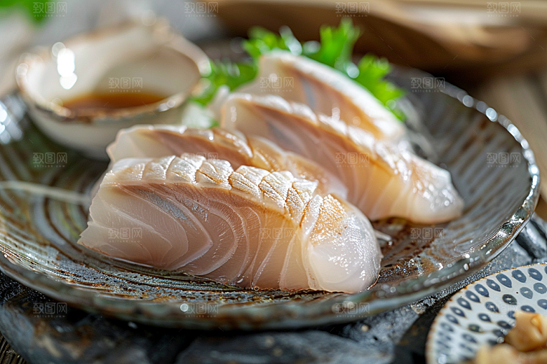 日料生鱼片刺身鱼生摄影图