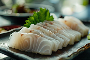 日料生鱼片美味新鲜摄影图