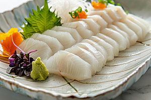 日料生鱼片海鲜美味摄影图