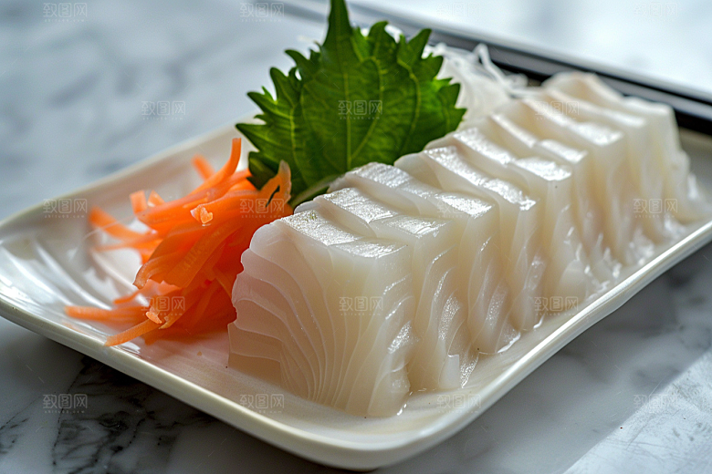 日料生鱼片美味鱼生摄影图
