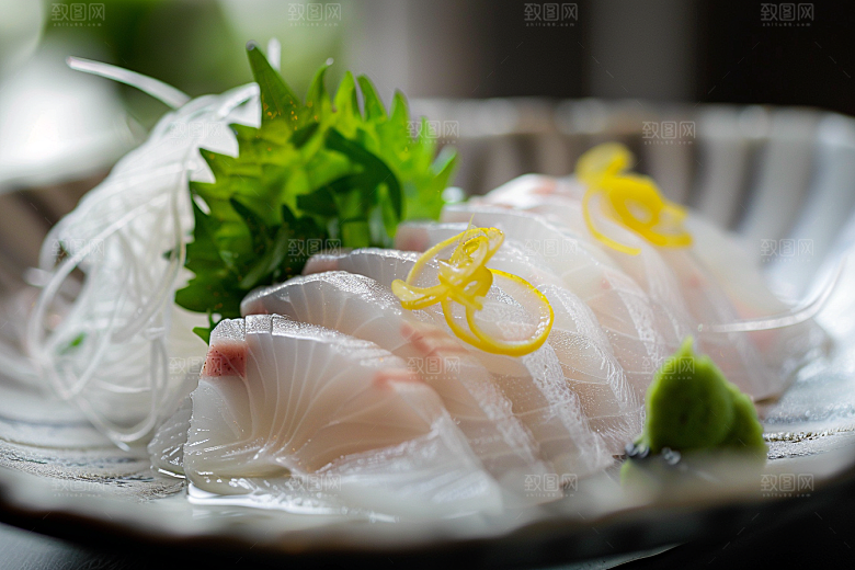 日料生鱼片高清美味摄影图