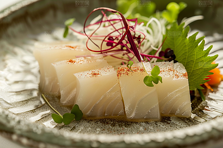 日料生鱼片冰箱美味摄影图
