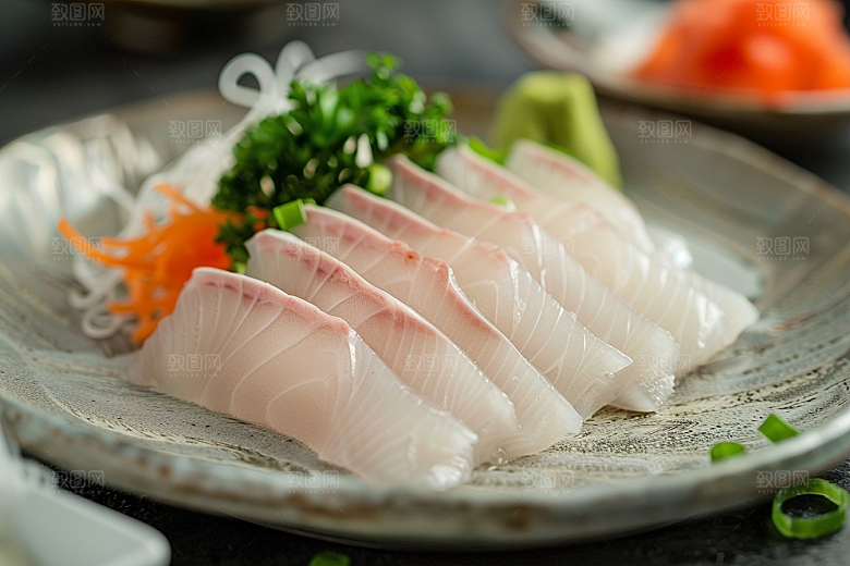 日料生鱼片高清新鲜摄影图
