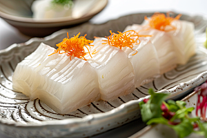 日料生鱼片鱼肉美味摄影图