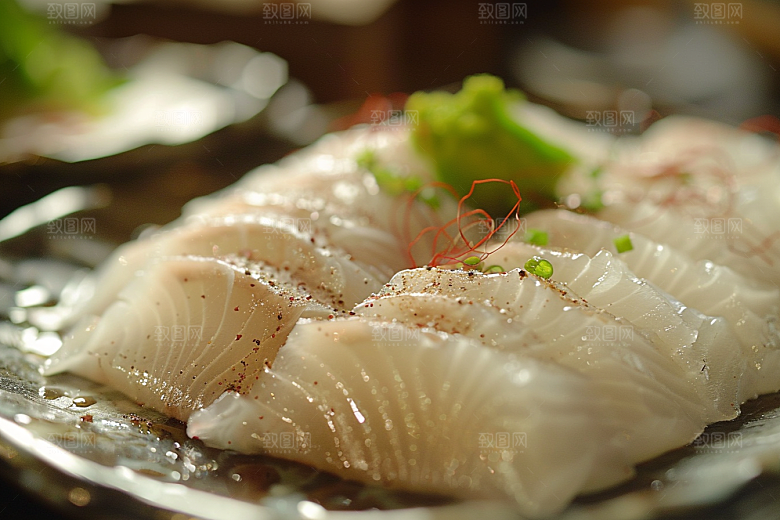 日料生鱼片美味冰箱摄影图