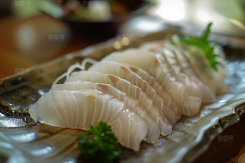 日料生鱼片美味鱼肉摄影图