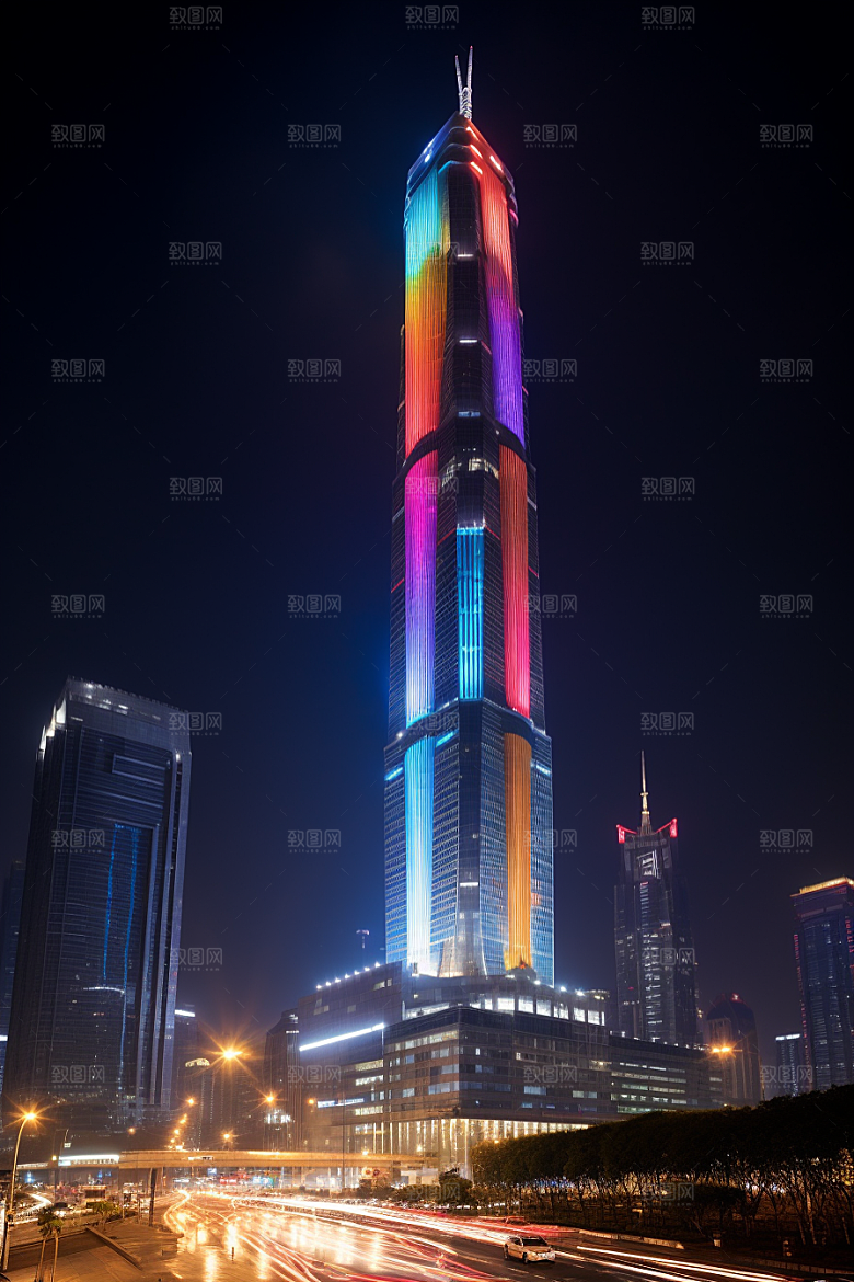 深圳城市风光旅行地标摄影图