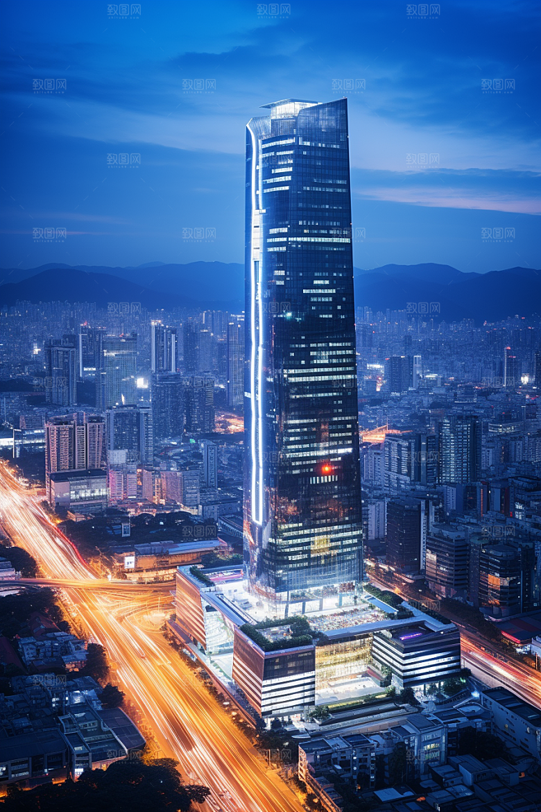 深圳城市风光景色风景摄影图