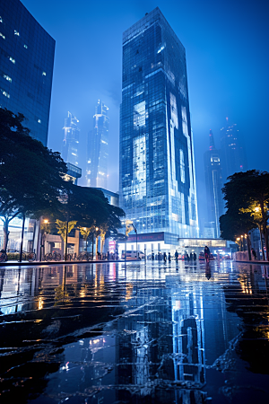 深圳城市风光地标旅行摄影图