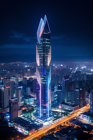 深圳城市风光风景旅游摄影图