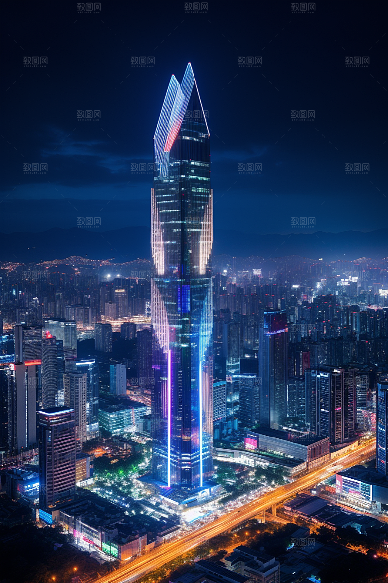 深圳城市风光风景旅游摄影图