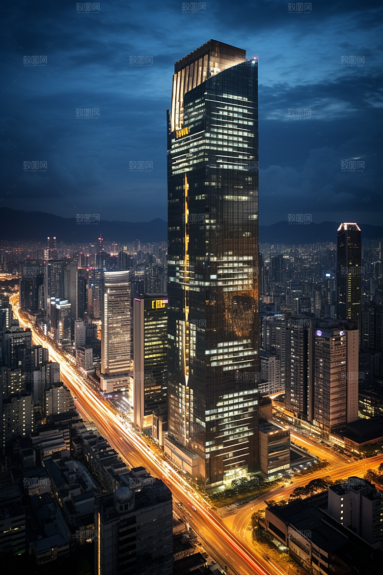 深圳城市风光现代化旅行摄影图