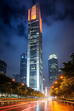 深圳城市风光地标都市摄影图