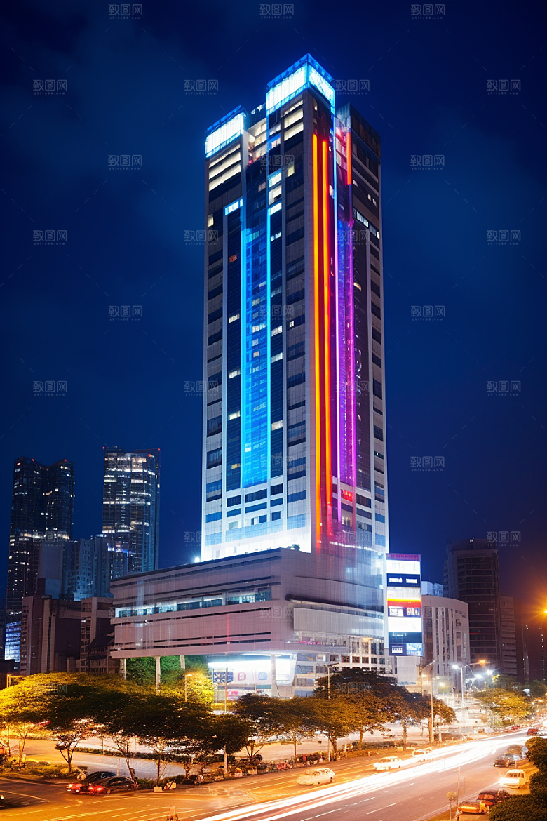 深圳城市风光都市景色摄影图