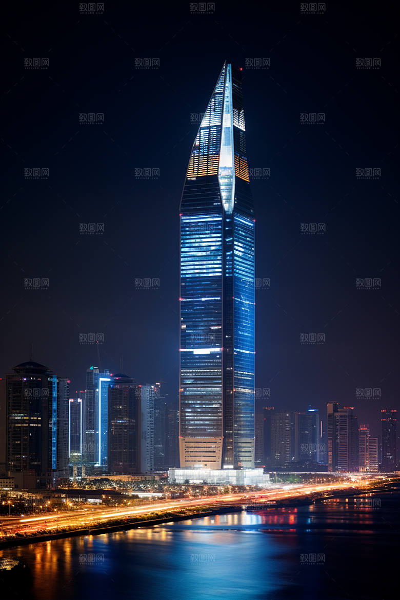 深圳城市风光国内游地标摄影图