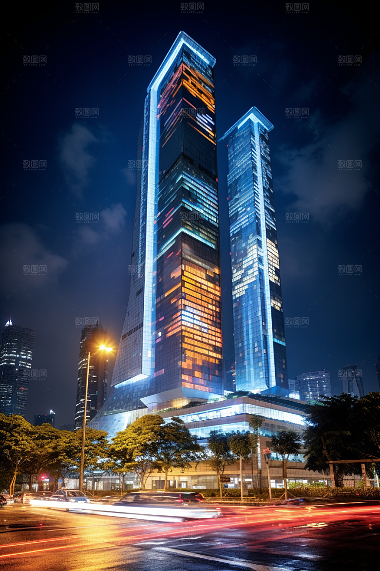 深圳城市风光地标旅行摄影图