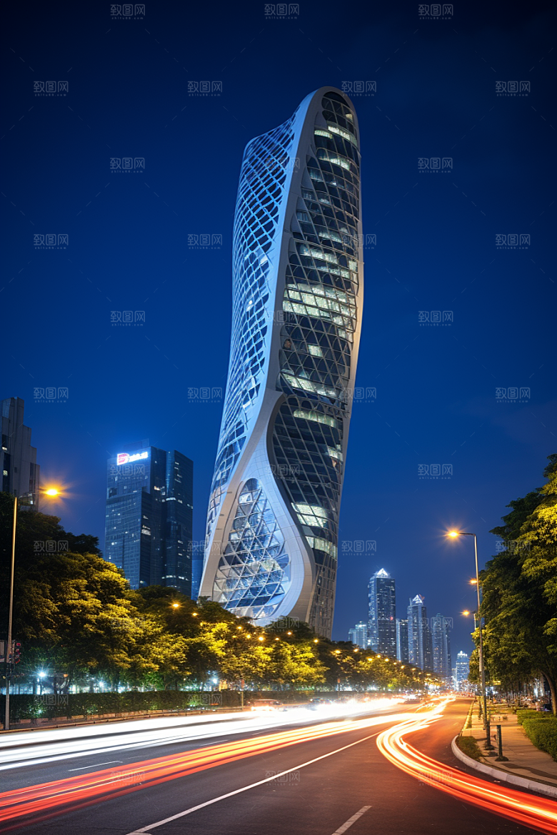 深圳城市风光景色新城摄影图
