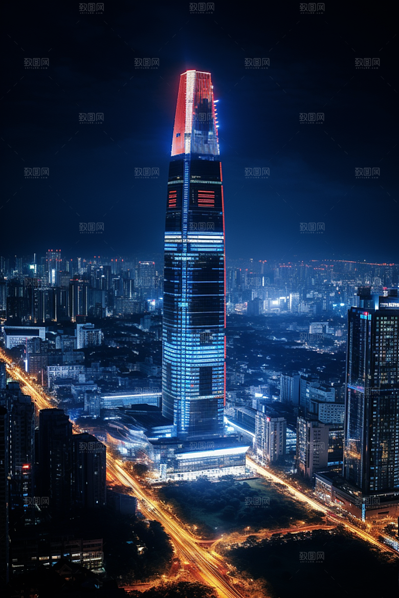 深圳城市风光现代化国内游摄影图
