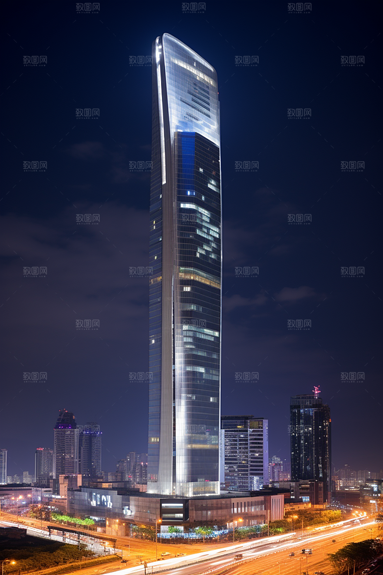 深圳城市风光现代化都市摄影图
