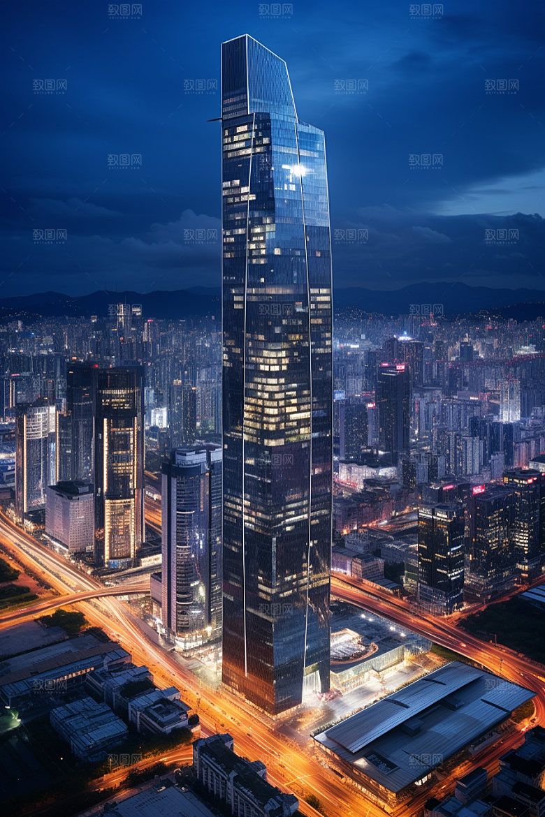 深圳城市风光经济特区国内游摄影图
