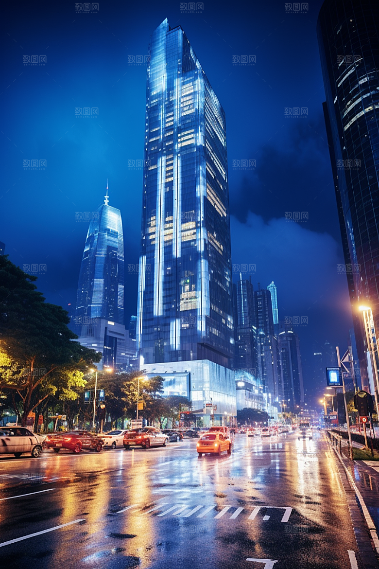 深圳城市风光新城经济特区摄影图