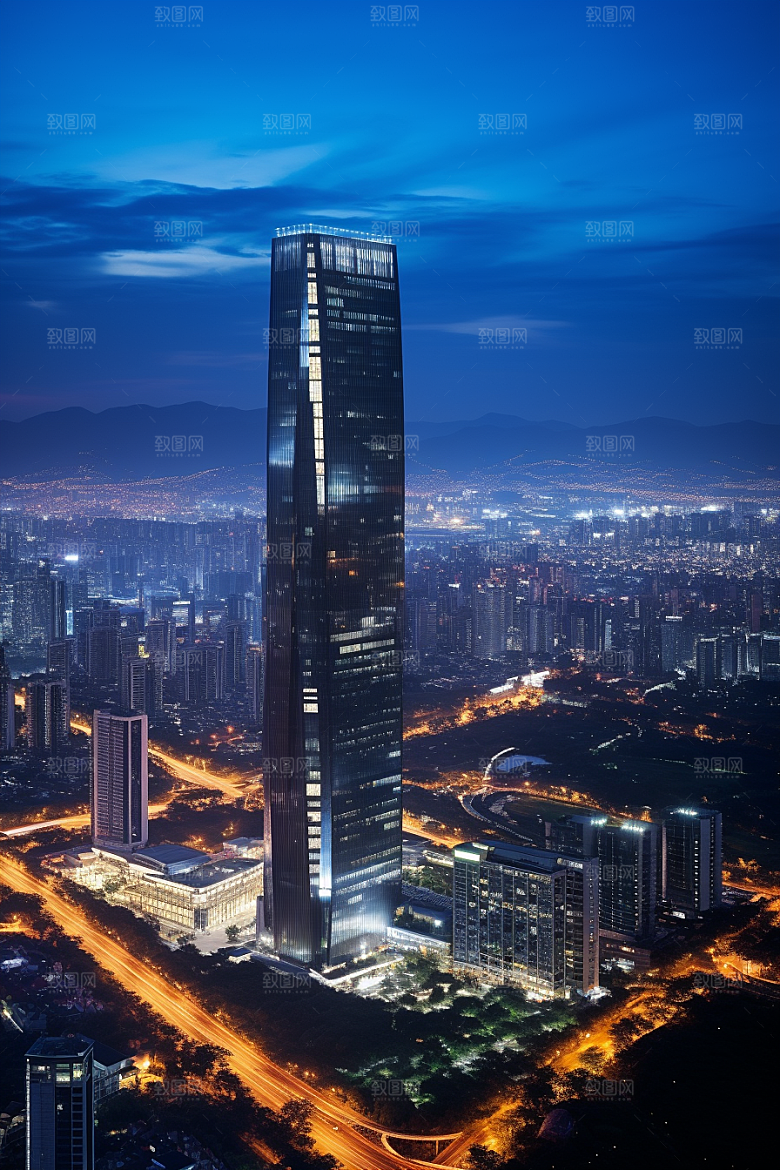 深圳城市风光都市国内游摄影图