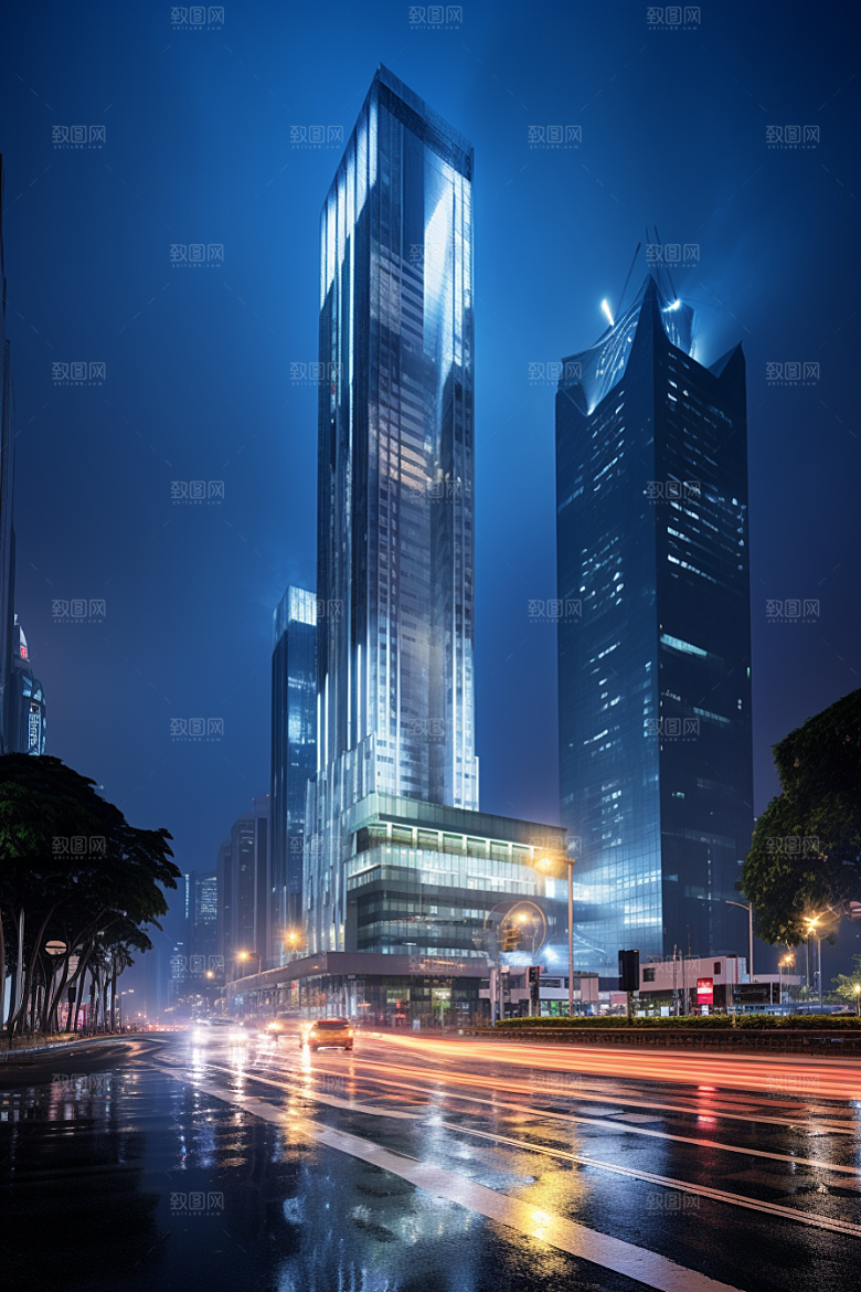 深圳城市风光经济特区地标摄影图