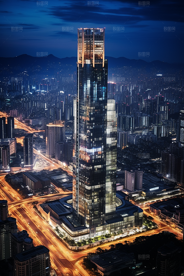 深圳城市风光国内游都市摄影图