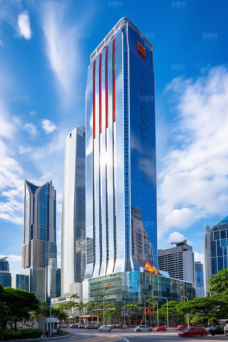 深圳城市风光高清地标摄影图