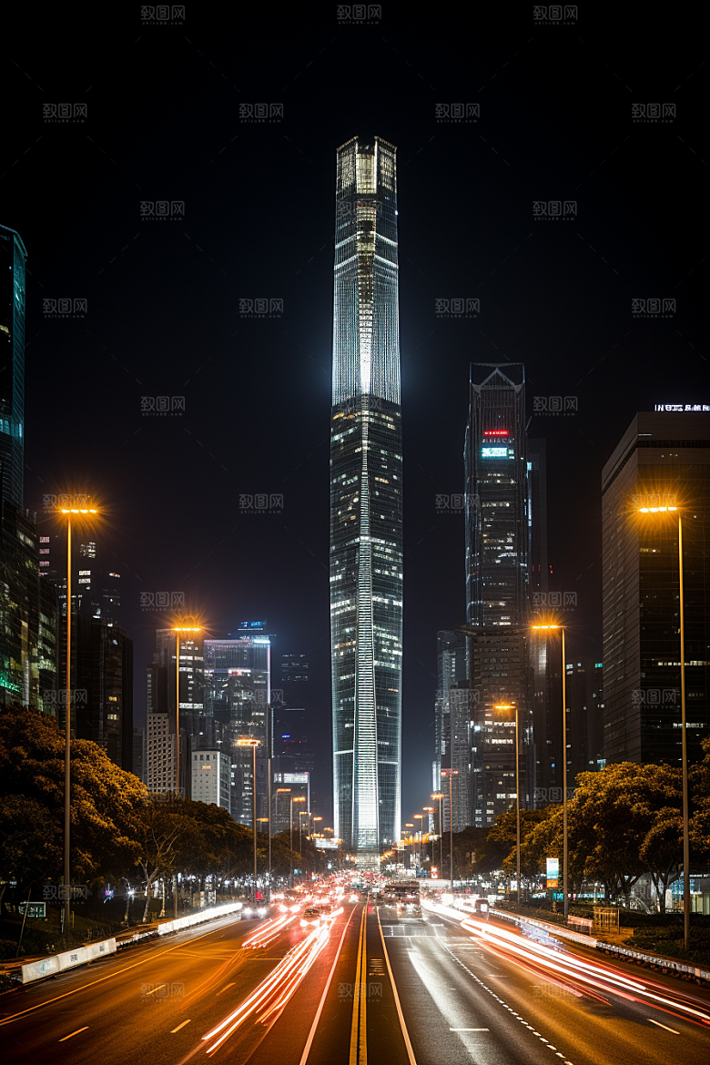 深圳城市风光高清地标摄影图