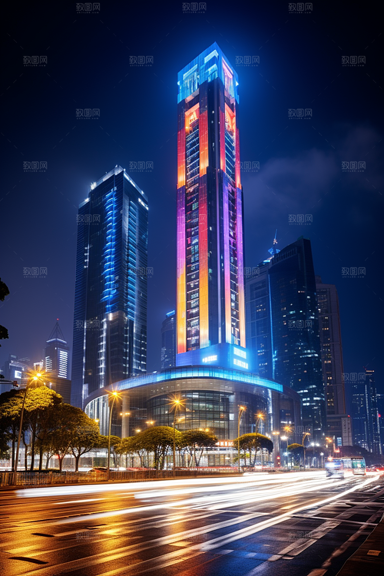 深圳城市风光高清都市摄影图